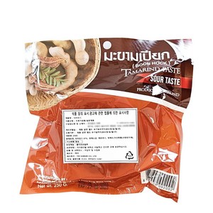 태국 BOON HOCK 타마린드 페이스트 250g/타마린 똠얌꿍 팟타이 쏨땀 TAMARIND PASTE SOUR TASTE, 250g, 1개