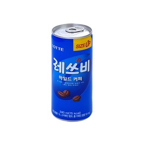 롯데 캔커피음료 레쓰비마일드, 240ml, 60개