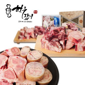 [한우]사골.우족 보신세트, 선택3)[한우]사골1kg+우족1kg+잡뼈1kg, 1세트