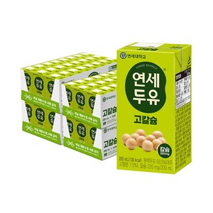 [연세대학교연세두유] 연세두유 고칼슘 두유 96팩, 200ml, 96개