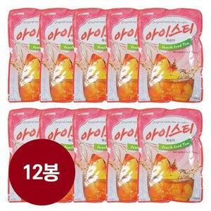 [기타]희창 복숭아 아이스티 900g 12봉, 1개입, 12개