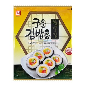 5분마켓 한성 왕실 구운김밥김 김밥용김 20g, 단품, 1개