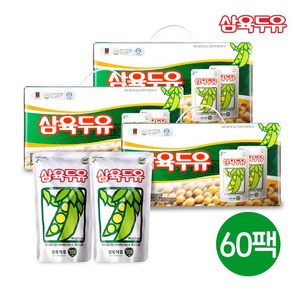 [삼육두유]두유 파우치 190ml 60팩, 60개