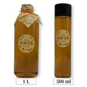 천연발효 사과식초 국내산 원액 100%, 500ml, 1개