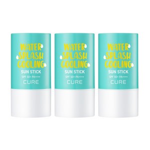 김정문알로에 워터 스플래쉬 쿨링 선스틱(제주에디션), 23g, 3개