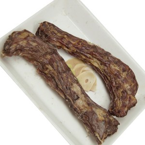 수제명가 중 대형견용 천연 수제 영양껌 통뼈 힘줄 가죽 수제간식, 통오리목갈비대형2p, 1개