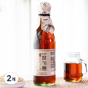 시장쏙 전연화 참기름 골드, 2개, 300ml