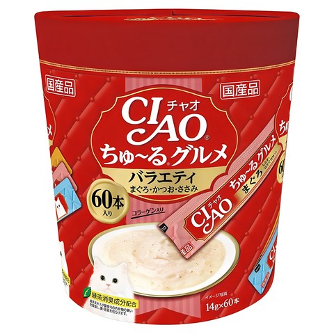 챠오츄르 고양이 구루메 간식 60p