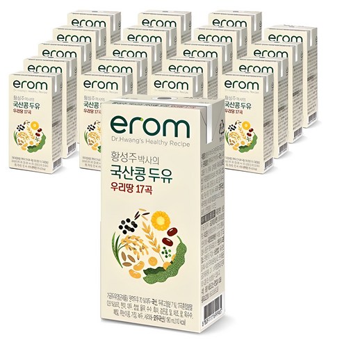이롬 황성주 박사의 국산콩 두유 우리땅 17곡