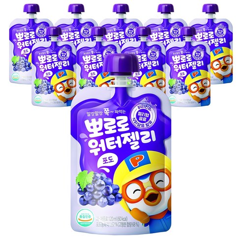 팔도 뽀로로 워터젤리 포도
