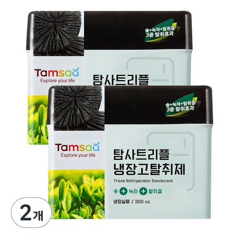 탐사트리플냉장고탈취제 265 g, 300ml, 2개