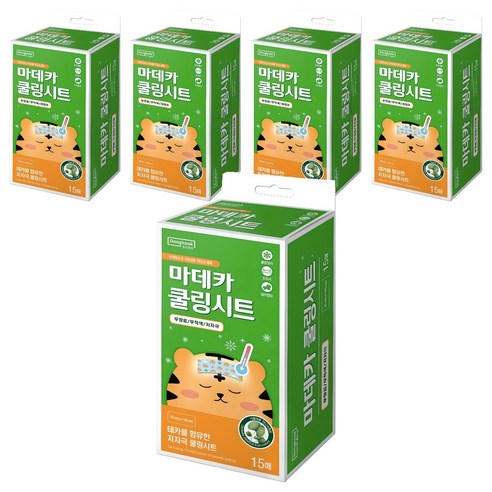 동국제약 마데카 쿨링시트, 15개입, 5개