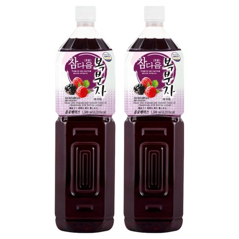 파낙스 참다음 복분자 음료베이스, 1.5L, 2개
