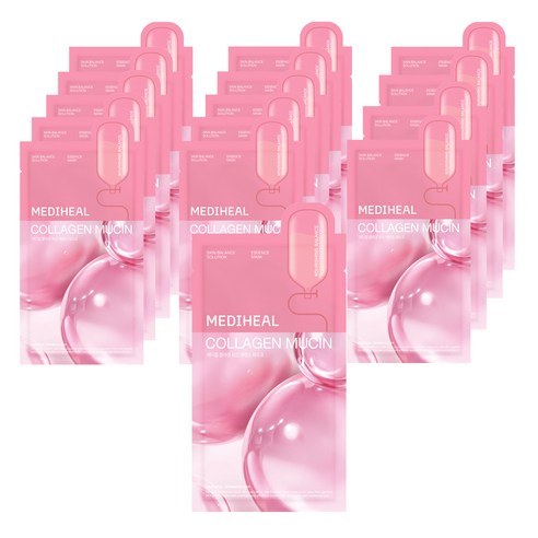 메디힐 콜라겐 뮤신 에센스 마스크팩 20ml, 1개입, 15개