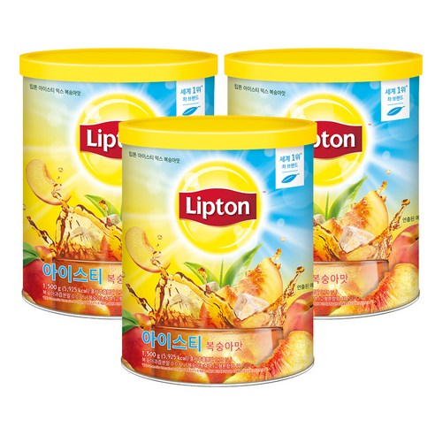 립톤 아이스티 믹스 복숭아맛, 1.5kg, 1개입, 3개