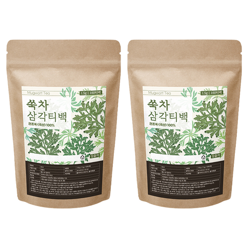 조은약초 쑥 차 100p, 1.5g, 100개입, 2개