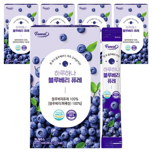 퍼니트 하나하나 블루베리 퓨레, 20g, 70개