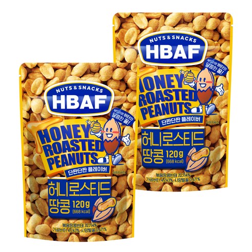 바프 넛츠앤스낵스 허니로스티드 땅콩