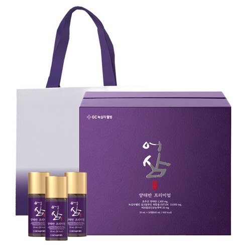 어삼 양태반 프리미엄 실크알부민 복합물 30p + 쇼핑백 세트, 20ml, 30개