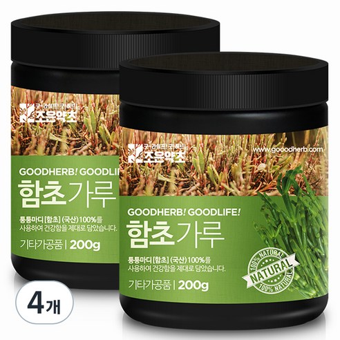 조은약초 프리미엄 함초 가루, 200g, 4개