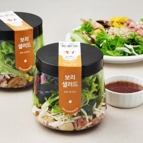 [로켓프레시] 세끼판다 보리 샐러드, 185g, 2개