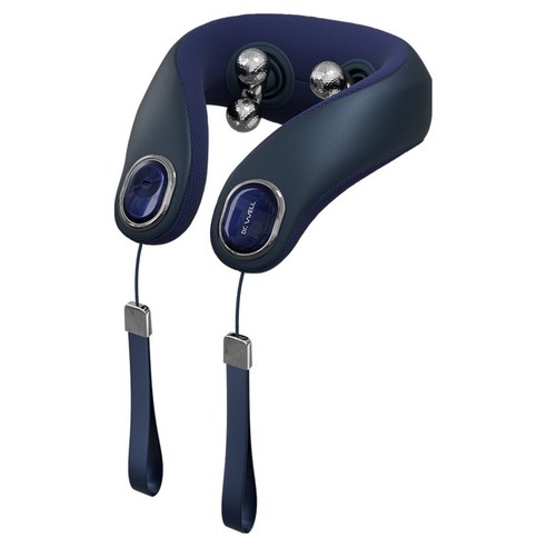 닥터웰 웰넥스 무선 온열 목 마사지기, DR-2650, 네이비