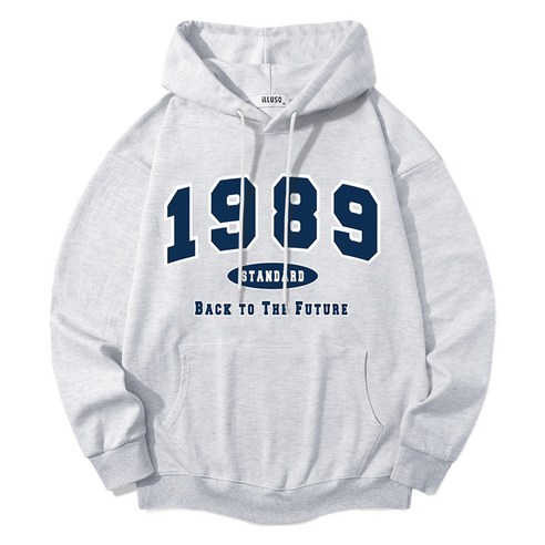 일루소 남녀공용 소프트 특양면 1989스탠다드 후드티