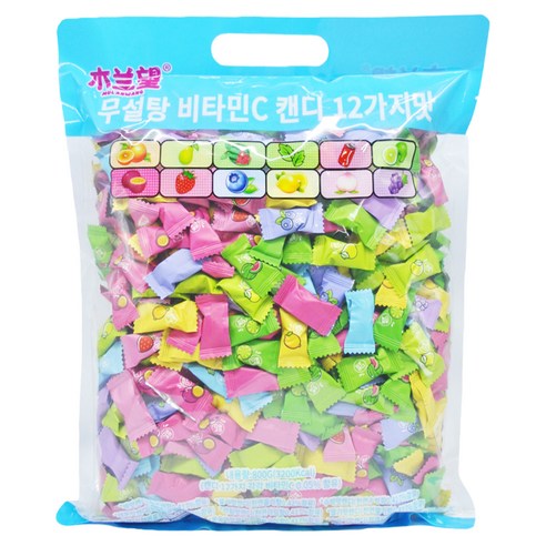 무란왕 무설탕 12가지맛 비타민C 민트 미니 캔디