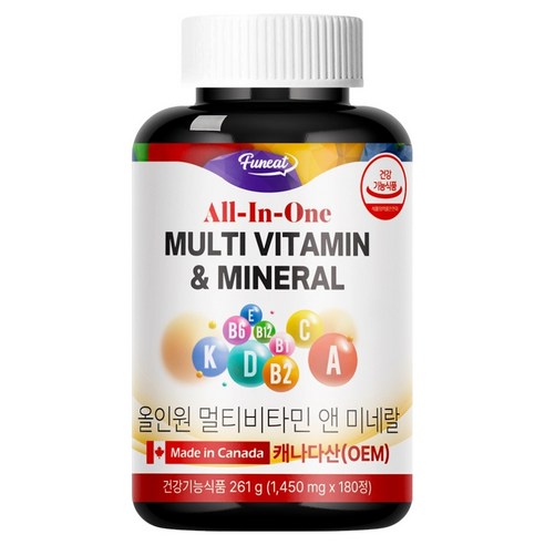 퍼니트 24종 올인원 멀티비타민 앤 미네랄 261g
