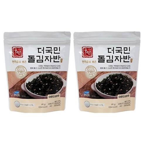 더국민 현미유 돌김자반 아몬드 & 호두