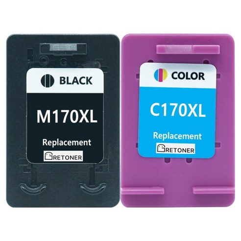 그래토너 삼성 INK-M170 XL INK-C170 XL SCX-1360 SL-J1760FW SCX-1365 호환 잉크 카트리지 대용량 4색 세트