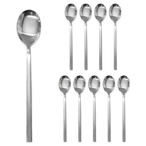 영수산업카멜 베이직 스텐 숟가락, 실버, 10개, 단품