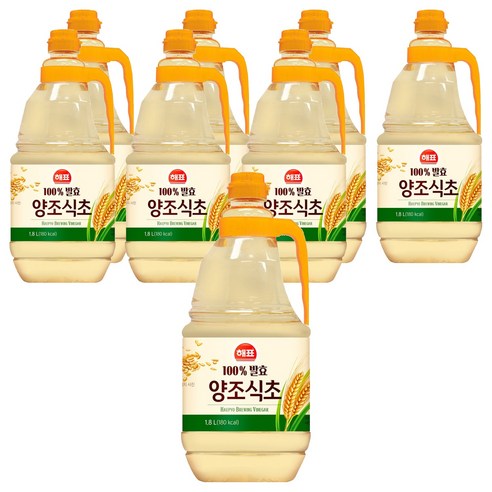 해표 양조식초, 1.8L, 8개