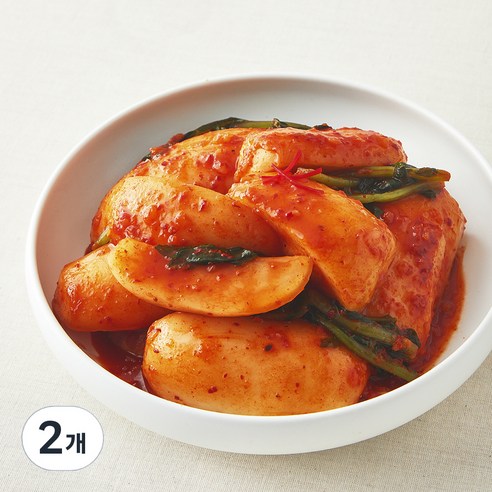 [로켓프레시] 모산김치 갓담근 총각김치, 2개, 1kg