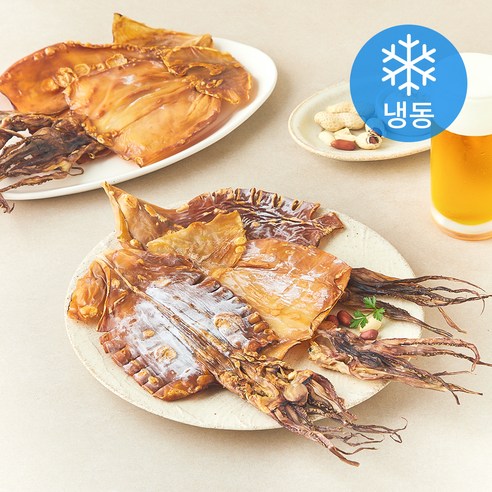 [로켓프레시] 해맑은푸드 부드러운 마른오징어 (냉동), 550g(5미), 1개