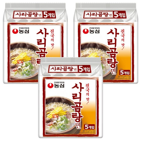 농심 사리곰탕면 110g
