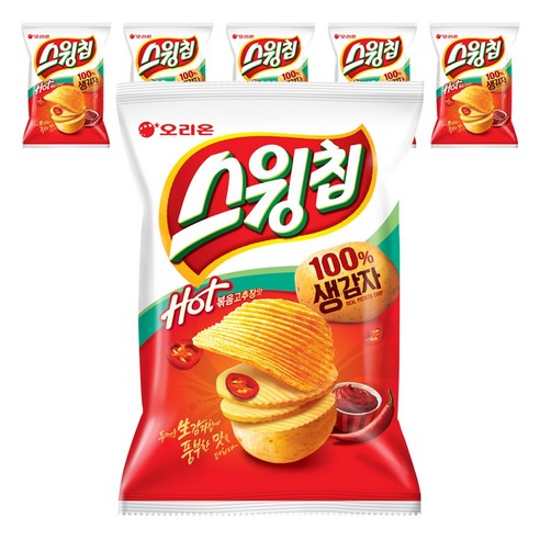 오리온 스윙칩 볶음고추장맛 60g