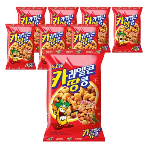 크라운 카라멜콘 땅콩