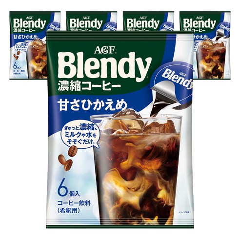 블랜디 포션커피 라이트 슈거, 18g, 6개입, 5개