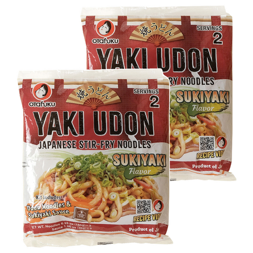 오타후쿠 야끼우동 스키야키 맛 2인분, 2개, 420g