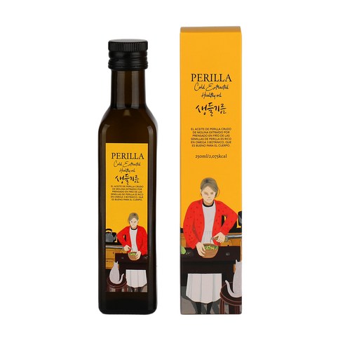 몰리나 국산 냉압착 생들기름, 1개, 250ml