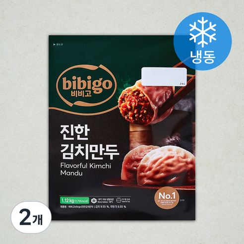[로켓프레시] 비비고 얇은피 진한 김치만두 (냉동)