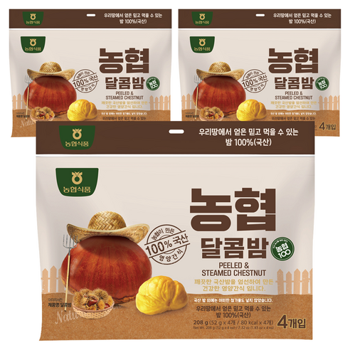 농협식품 아름찬 달콤밤 4p