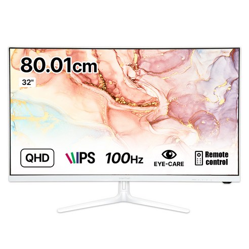 인터픽셀 QHD 화이트 에디션 모니터
