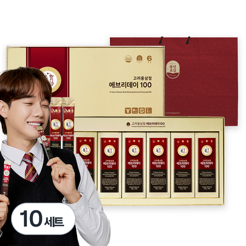 풍년보감 6년근 고려홍삼정 에브리데이100 60포 세트 + 쇼핑백