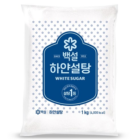 CJ 백설 하얀설탕 1kg, 1kg, 1개