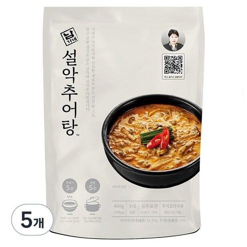 남가네설악추어탕, 450g, 5개
