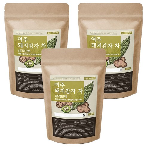 조은약초 여주 돼지감자 차, 1g, 100개입, 3개