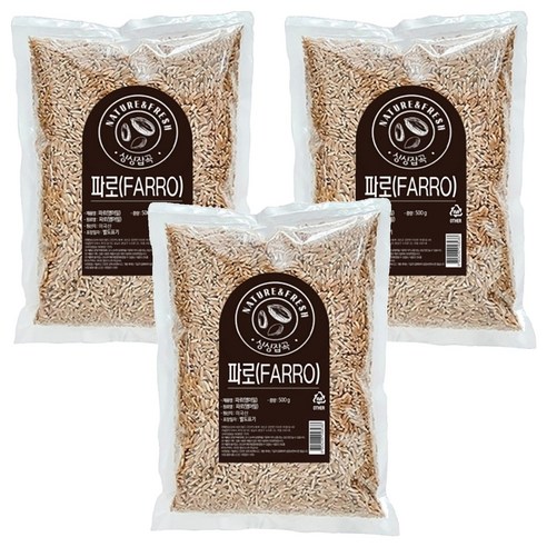 싱싱잡곡 파로, 500g, 3개