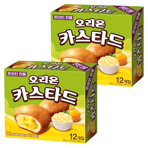 오리온 카스타드 12p